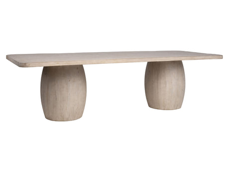 Burton Light Warm Wash Dining Table - Ornate Home