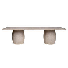 Burton Light Warm Wash Dining Table - Ornate Home