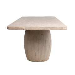 Burton Light Warm Wash Dining Table - Ornate Home