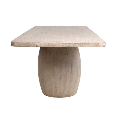 Burton Light Warm Wash Dining Table - Ornate Home