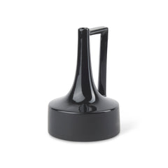 Burton Matte Black Medium Glossy and Ceramic Jug Vase - Ornate Home