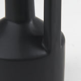 Burton Matte Black Small Ceramic Jug Vase - Ornate Home
