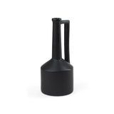 Burton Medium Matte Black Ceramic Jug Vase - Ornate Home