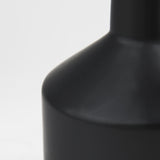 Burton Medium Matte Black Ceramic Jug Vase - Ornate Home