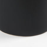 Burton Medium Matte Black Ceramic Jug Vase - Ornate Home