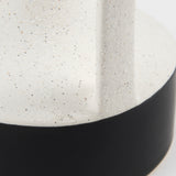 Burton White/Black Small Ceramic Jug Vase - Ornate Home