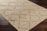 Buse Hand Woven Beige Area Rug - Clearance - Ornate Home