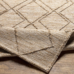 Buse Hand Woven Beige Area Rug - Clearance - Ornate Home