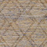 Buse Hand Woven Beige & Blue Area Rug - Clearance - Ornate Home