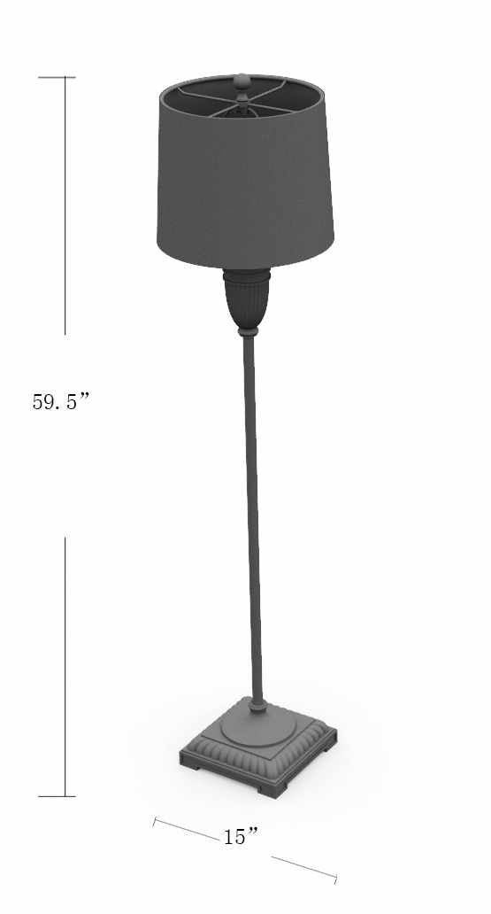 Butazon Floor Lamp - Ornate Home