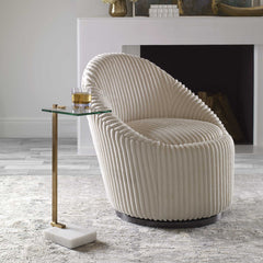 Butler Brass Accent Table - Ornate Home