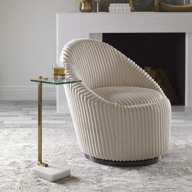 Butler Brass Accent Table - Ornate Home