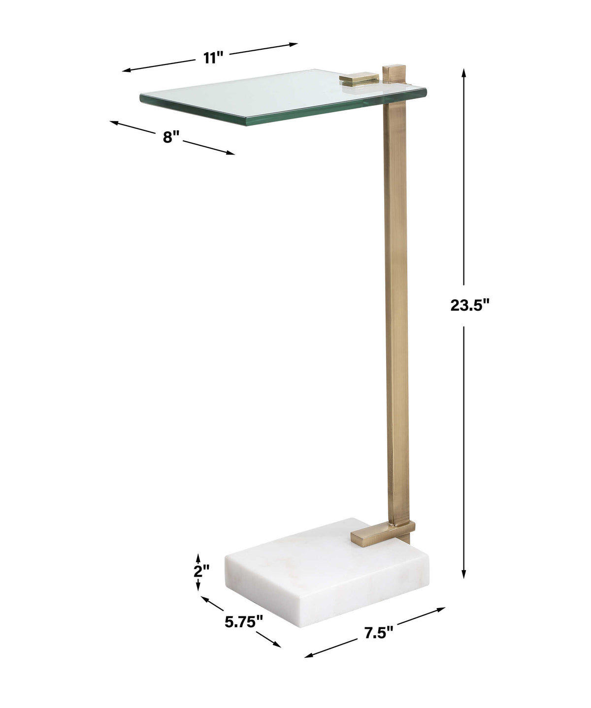 Butler Brass Accent Table - Ornate Home