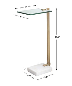 Butler Brass Accent Table - Ornate Home