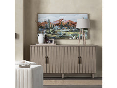Butler Tan Four-Door Sideboard - Ornate Home