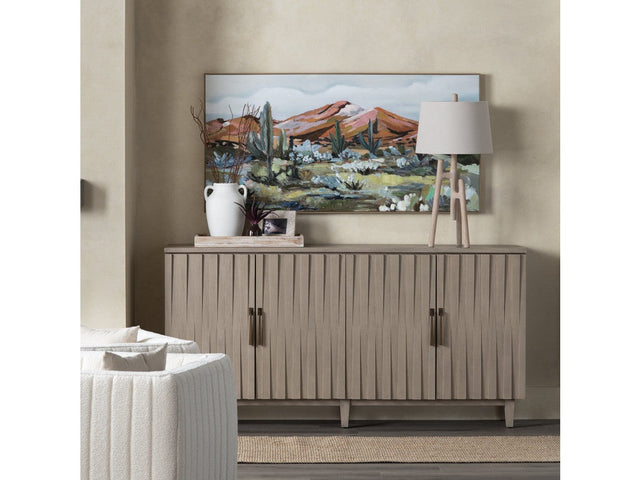 Butler Tan Four-Door Sideboard - Ornate Home