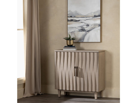 Butler Tan Two-Door Cabinet - Ornate Home