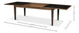 Butterfly Beige Dining Table - Ornate Home