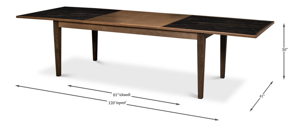 Butterfly Beige Dining Table - Ornate Home