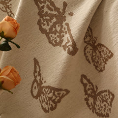 Butterfly Jacquard Soft Couch Blankets Cover for Couch Reversible Modern Sofa Slipcover Throw Covers - Ornate Home