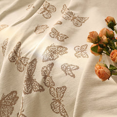 Butterfly Jacquard Soft Couch Blankets Cover for Couch Reversible Modern Sofa Slipcover Throw Covers - Ornate Home