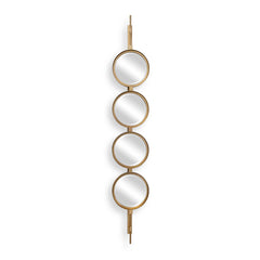 Button Gold Mirror - Ornate Home
