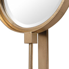 Button Gold Mirror - Ornate Home