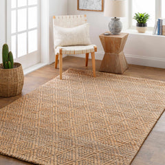 Buwoi Hand Woven Tan Jute Rug - Clearance - Ornate Home