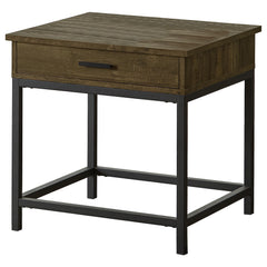 Byers Brown Oak 2-piece Lift Top Coffee and End Table Set - Ornate Home