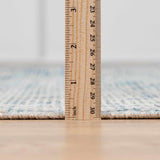 Byers Handmade Cotton-blend Aqua Rug - Ornate Home