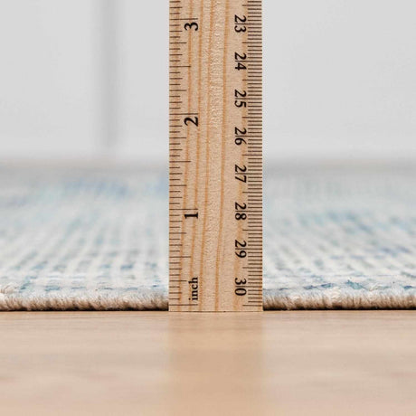 Byers Handmade Cotton-blend Aqua Rug - Ornate Home