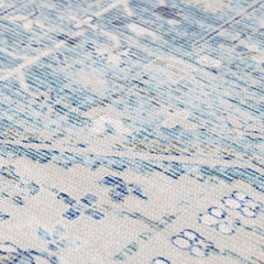 Byers Handmade Cotton-blend Aqua Rug - Ornate Home