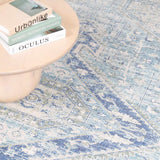 Byers Handmade Cotton-blend Aqua Rug - Ornate Home