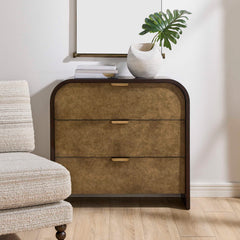 Byrams Oak 3 Drawer Chest - Ornate Home