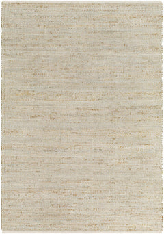 Byrne Beige & Green Jute Rug - Clearance - Ornate Home