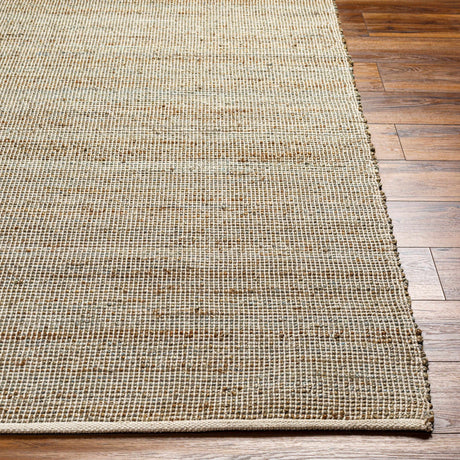 Byrne Beige & Green Jute Rug - Ornate Home