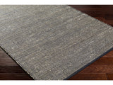 Byrne Black Jute Rug - Ornate Home