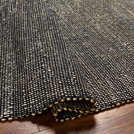 Byrne Black Jute Rug - Ornate Home