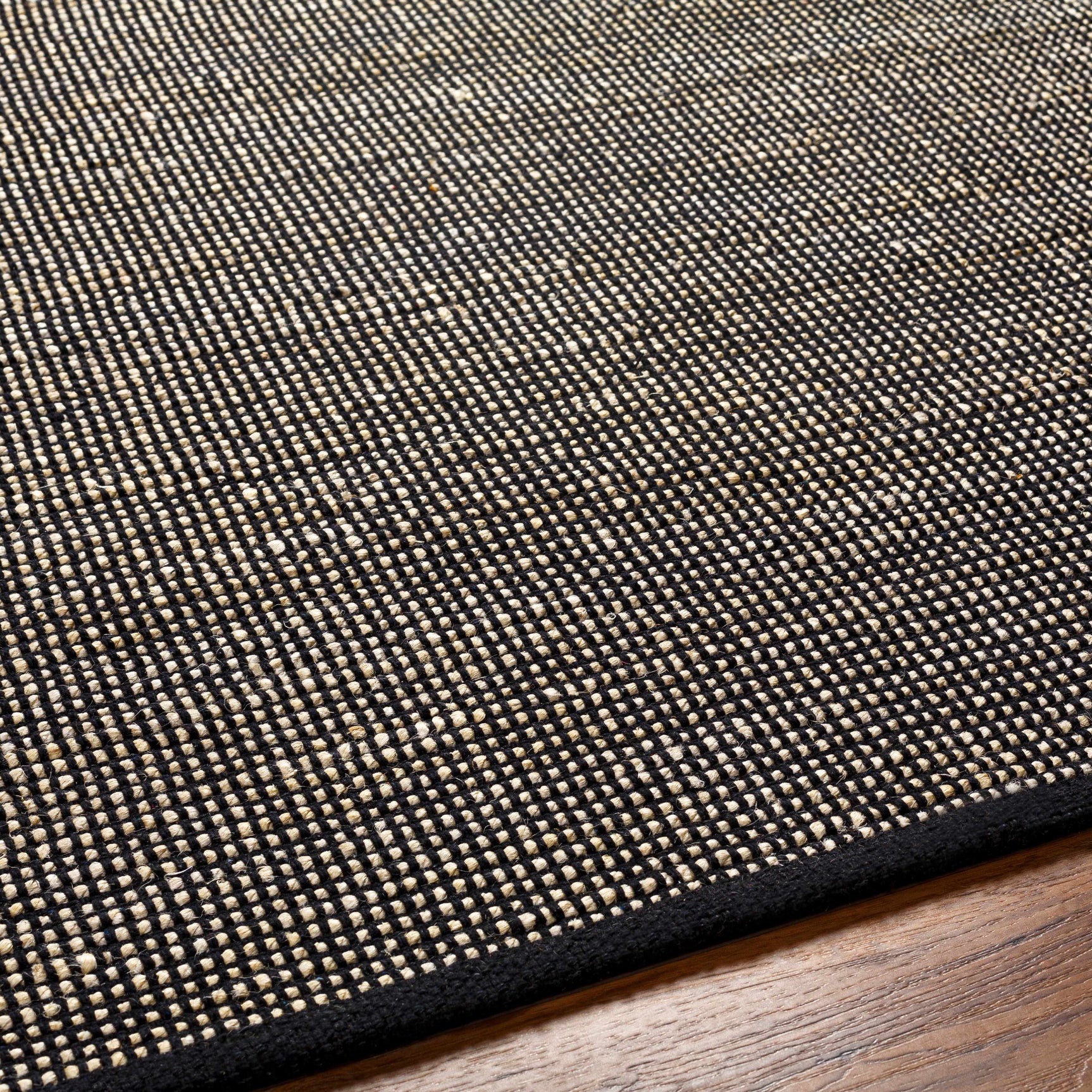 Byrne Black Jute Rug - Ornate Home