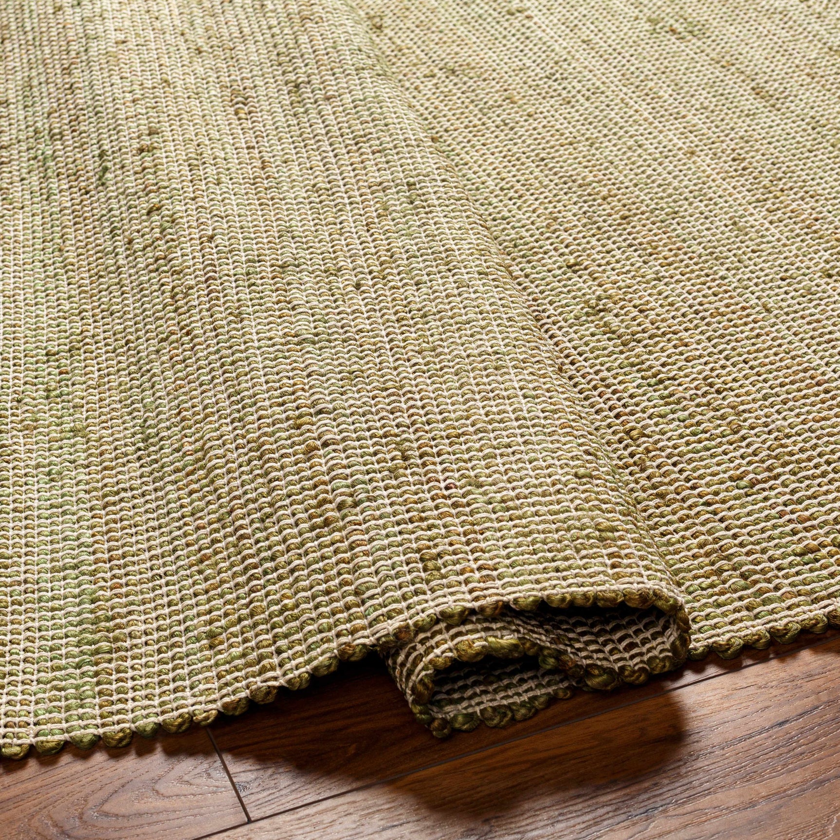 Byrne Green Area Rug - Clearance - Ornate Home