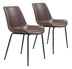 Byron Brown Dining Chair (Set of 2) - Ornate Home