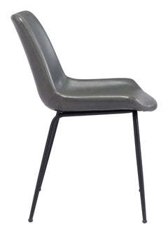 Byron Gray Dining Chair (Set of 2) - Ornate Home