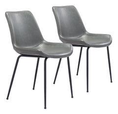 Byron Gray Dining Chair (Set of 2) - Ornate Home