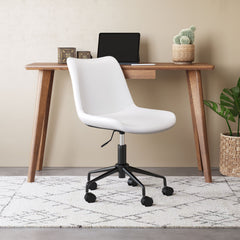 Byron White Office Chair - Ornate Home