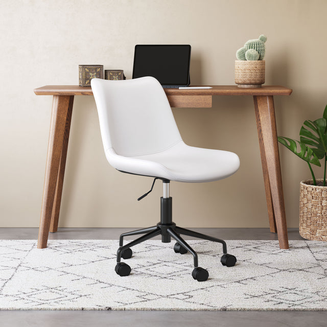 Byron White Office Chair - Ornate Home