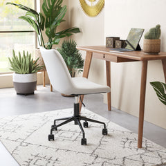 Byron White Office Chair - Ornate Home