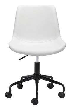Byron White Office Chair - Ornate Home