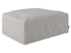 Capri Light Grey Outdoor Ottoman Cover - Ornate Home