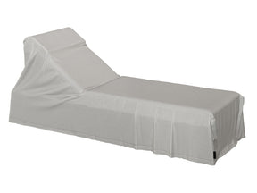 Trieste Light Grey Outdoor Chaise Cover - Ornate Home