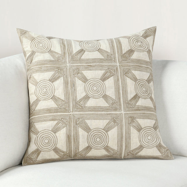 CA Baia Natural Multiple Sizes Throw Pillow - Ornate Home